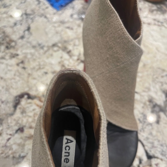 Acne Studios Canvas D'Orsay Pumps, Size 37/US 7 - Picture 3 of 13